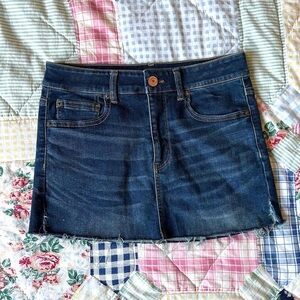 Denim Mini Skirt